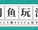 龟课·闲鱼项目玩法实战班第12期，操作10天左右利润有8000元细节玩法-稀缺资源库