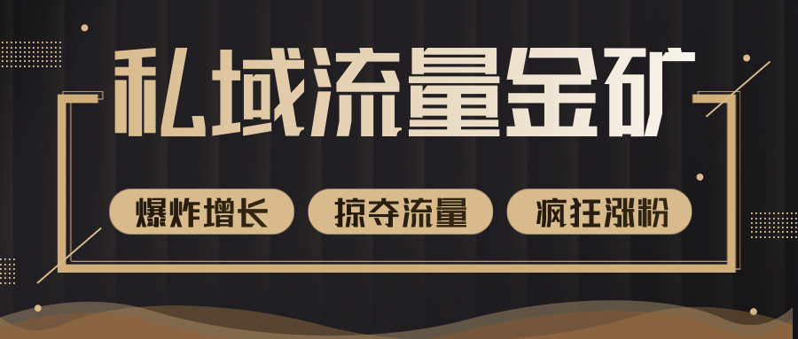 价值2200元私域流量的金矿，循环获取各大媒体精准流量，无限复制网红的精准流量！-稀缺资源库