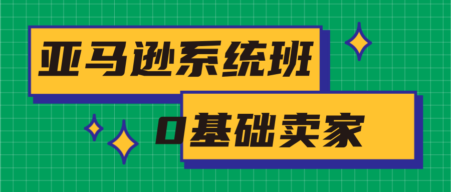 亚马逊系统班，专为0基础卖家量身打造，亚马逊运营流程与架构-稀缺资源库
