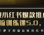 小红书爆款推广引流训练课5.0,手把手带你玩转小红书(17节实操视频+话术)-稀缺资源库