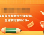 黄岛主引流课:百家号视频精准引流玩法,日涨精准粉200+-稀缺资源库