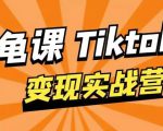 龟课·TikTok变现实战训练营线上第1期,多种变现模式,轻松赚美刀-稀缺资源库