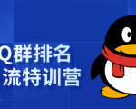 《QQ群排名引流特训营》一个群被动收益1000,是如何做到的(5节视频课)-稀缺资源库