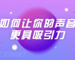 刘琪·如何让你的声音更具吸引力(20节课-完结)-稀缺资源库