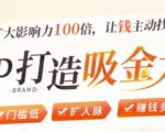 IP打造吸金术:0基础0资源,也能扩大影响力100倍,让钱主动找你!-稀缺资源库