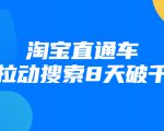 进阶战速课:淘宝直通车拉动搜索8天破千-稀缺资源库