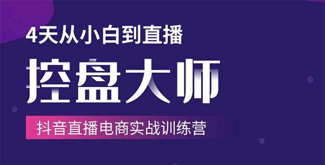 单场直播破百万-技法大揭秘，4天-抖音直播电商实战训练营-稀缺资源库