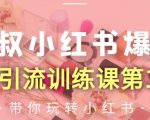狼叔小红书爆款推广引流训练课第12期,手把手带你玩转小红书-稀缺资源库
