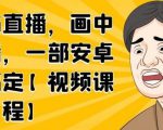 无绿布直播，画中画直播，一部安卓手机搞定-稀缺资源库