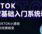 Tiktok实操进阶课程,体验从tiktok小透明到大佬的完美蜕变-稀缺资源库