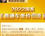茂隆2022直通车低价引流玩法,教大家如何低投入高回报的直通车玩法-稀缺资源库