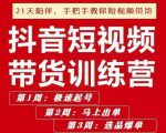 李鲆·抖短音视频带货练训营第五期,手把教手你短视带频货,听照话做,保证出单-稀缺资源库