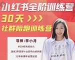 李小月小红书全阶短视频训练营,30天打造专属IP-稀缺资源库