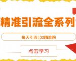 闲鱼精准引流全系列课程,每天引流100精准粉【视频课程】-稀缺资源库
