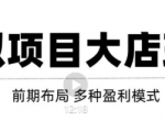 虚拟项目月入几万大店玩法分享,多店操作利润倍增(快速起店盈利)-稀缺资源库