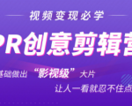 抖音赚钱必学的PR创意剪辑:零基础做出“影视级”大片,让人一看就忍不住为你点赞!-稀缺资源库