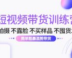 短视频带货训练营：不拍摄 不露脸 不买样品 不囤货发货 简单粗暴混剪带货（第三期）-稀缺资源库