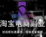 蓝Sir派·淘宝短视频快速起店,替代传统搜索方式,学会做一个不一样的淘宝店-稀缺资源库