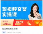 小秋·短视频文案实操课，​从0到1教你做短视频的经验技巧-稀缺资源库