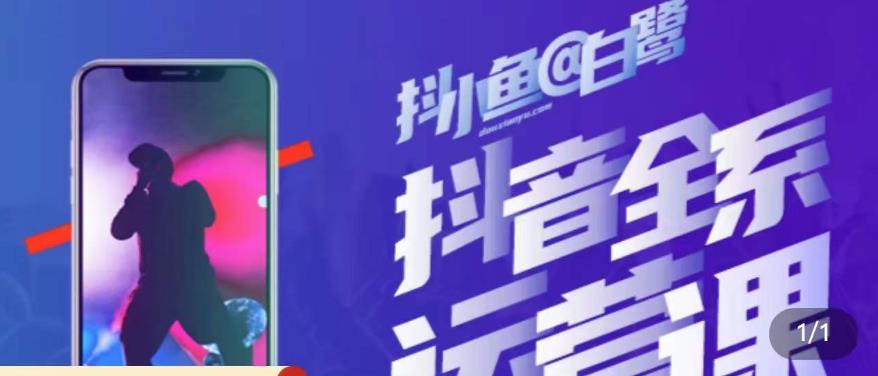 白鹭·主播内训营，运营主播话术起号进阶能力提升-稀缺资源库