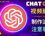 正确使用Chat GPT制作有价值的中文视频脚本,并在YouTube获利-稀缺资源库