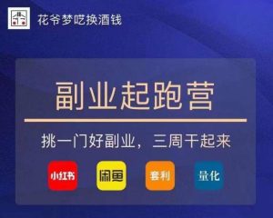 花爷-副业起跑营第2期,挑一门好副业,三周干起来(闲鱼|小红书|量化|套利)-稀缺资源库