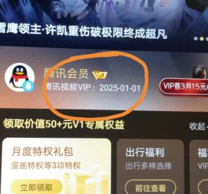 外面收费88撸腾讯会员2年,号称百分百成功,具体自测【操作教程】-稀缺资源库