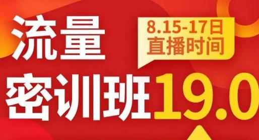 秋秋线上流量密训班19.0，打通流量关卡，线上也能实战流量破局-稀缺资源库