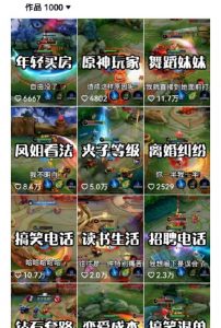 副业拆解:抖音王者荣耀游戏变现副业项目,视频版一条龙实操玩法分享给你-稀缺资源库