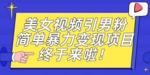 价值3980的男粉暴力引流变现项目,一部手机简单操作,新手小白轻松上手,每日收益500+【揭秘】-稀缺资源库