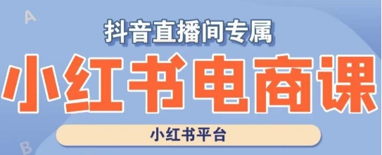 小红书电商高级运营课程，实操教学+案例分析-稀缺资源库