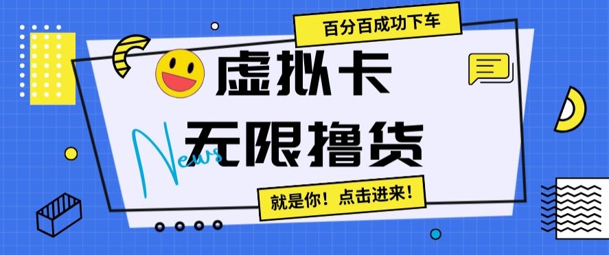 虚拟卡无限撸货，百分百成功下车【仅揭秘】-稀缺资源库