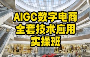 AIGC数字电商全套技术应用实操班，轻松打造高效电商-稀缺资源库