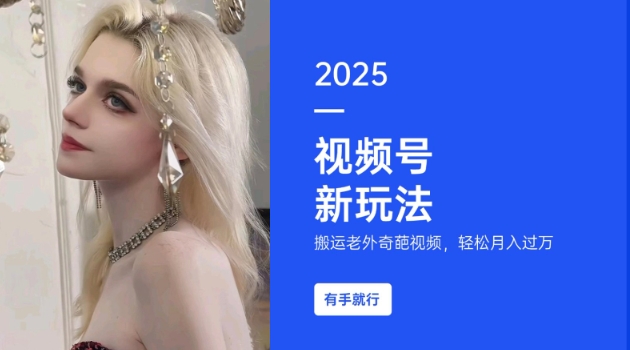 搬运老外奇葩视频，撸视频号分成计划收益，每天只需一小时，新手小白轻松月入过W-稀缺资源库