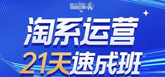 淘系运营21天速成班(更新25年2月)，0基础轻松搞定淘系运营，不做假把式-稀缺资源库