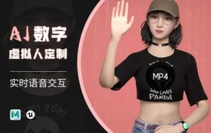 Ai数字人虚拟(智能体)实时语音交互特训营,自行定制超写实角色AI数字人交互技术-稀缺资源库