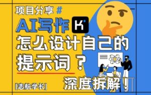 AI写作,怎么设计自己的提示词?(按照演讲稿为例)-稀缺资源库