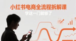 小红书电商全流程拆解课,学这一门就够了-稀缺资源库