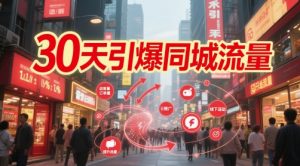 30天引爆同城流量:团购篇 认知篇 流量篇 来客篇 达人篇 老板人设IP篇 投流篇-稀缺资源库