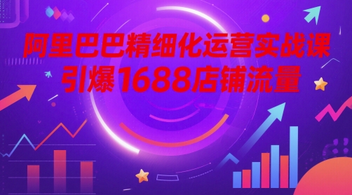 阿里巴巴精细化运营实战课，引爆1688店铺流量-稀缺资源库