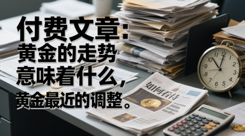 付费文章：黄金的走势意味着什么，如何看待黄金最近的调整-稀缺资源库