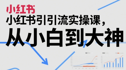 小红书引流实操课，从小白到大神-稀缺资源库