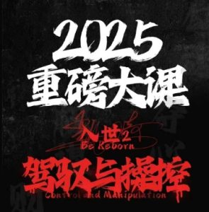2025重磅大课,入世2,驾驭与控制-稀缺资源库