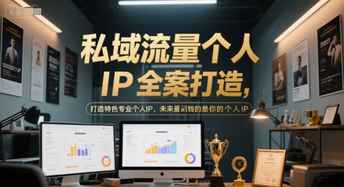 私域流量个人IP全案打造，打造特色专业个人IP，未来最值钱的是你的个人IP-稀缺资源库