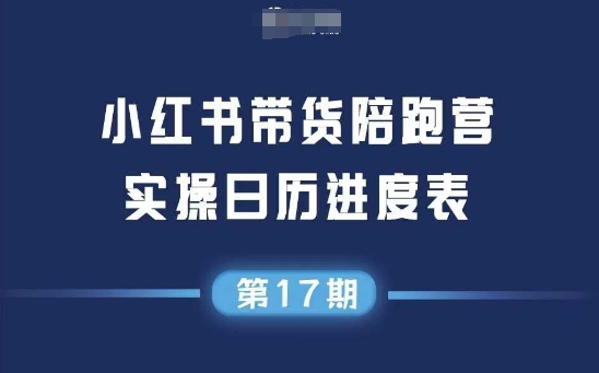 小红书第17期带货陪跑营，不囤货，无不直播，无不投流，通过选品+笔记内容+测品+笔记铺量+矩阵运营打爆款-稀缺资源库