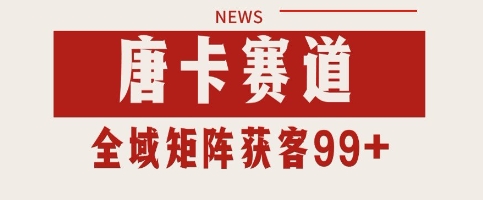 唐卡赛道私域引流获客 自热矩阵SOP日引流99+精准客资【揭秘】-稀缺资源库