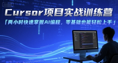 Cursor项目实战训练营，两小时快速掌握AI编程，零基础也能轻松上手-稀缺资源库