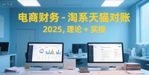 电商财务-淘系天猫对账2025，理论+实操-稀缺资源库