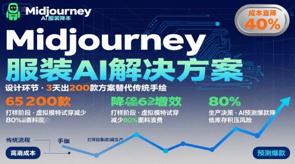 AI在服装领域的运用，使用midjourney做服装辅助企业降低成本-稀缺资源库