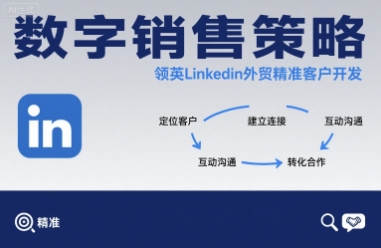 数字销售策略领英LinkedIn外贸精准客户开发-稀缺资源库